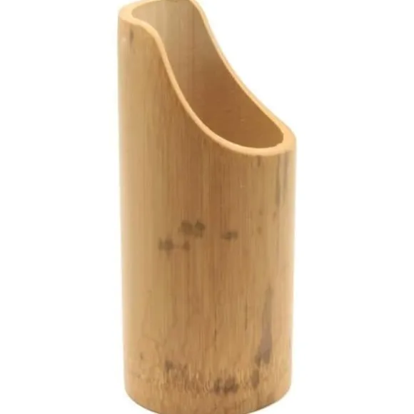 Köksredskap - Set med 4 i trä - Ställ i bambu - Miljövänlig - Hygienisk - Praktisk