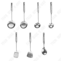Köksredskap - TD® - 7 Delar - Rostfritt Stål - Non-stick - Modern Design
