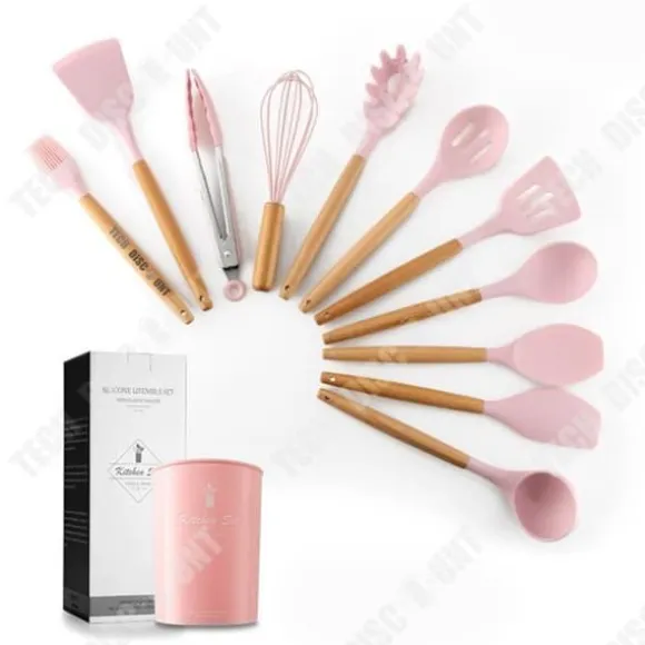 Köksredskap - TD® - Set om 12 delar - Silikon - Värmeresistent - Ekologisk