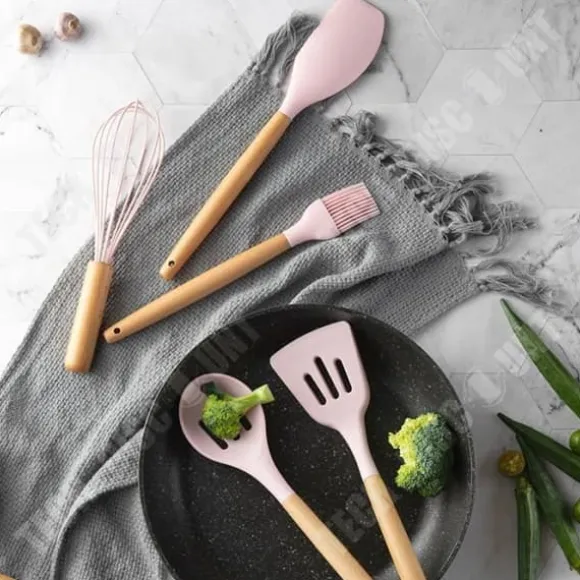 Köksredskap - TD® - Set om 12 delar - Silikon - Värmeresistent - Ekologisk