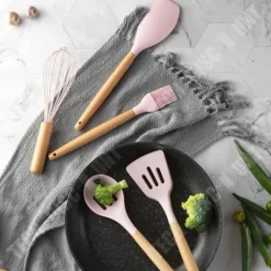 Köksredskap - TD® - Silikonset - 9-11 delar - Färg Rosa - Praktisk och Hållbar