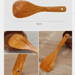 Köksredskap - TD® - Träslev - Non-stick - 4 delar - Miljövänlig