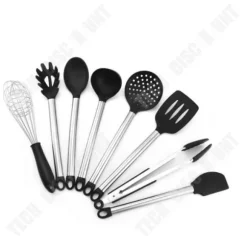 Köksredskap - TECH DISCOUNT - 8st - Värmebeständiga - Premium - Komplett set