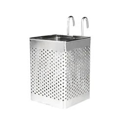 Köksredskap Förvaringshållare Rostfritt Stål Gaffel Ätpinnar Förvaringsorganisatör Bordshållare