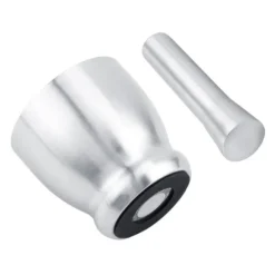 Köksredskap: Mortel- och mortelkvarn i rostfritt stål för bönor, vitlök och kryddor