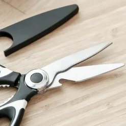 Kökssax i rostfritt stål - Heavy Duty multifunktionell matlagningssax för fjäderfä, grönsaker, nötter och flaskor