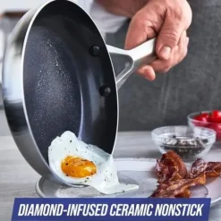 Köksset - Blue Diamond - Triple Steel - Rostfritt Stål - Non-stick Beläggning - 11 Delar