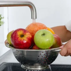 Kökssil i stål 28 cm