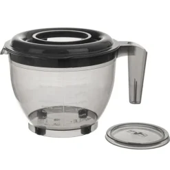 Köksskål för blandning, vispning, omrörning, behållare, lock, mätkopp