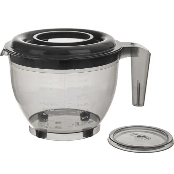 Köksskål för blandning, vispning, omrörning, behållare, lock, mätkopp