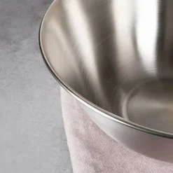 Köksskål, metall, stål, halkfri, silver, 19cm, 1,2L, VILDE 259641