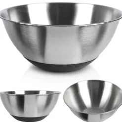 Köksskål, metall, stål, halkfri, silver, 21,5 cm, 1,9 L, VILDE 259642