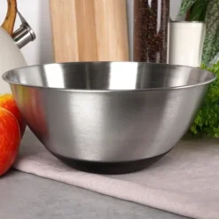 Köksskål, metall, stål, halkfri, silver, 21,5 cm, 1,9 L, VILDE 259642
