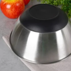 Köksskål, metall, stål, halkfri, silver, 21,5 cm, 1,9 L, VILDE 259642