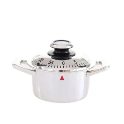 kökstimer Timer i Rostfritt stål 60 minuter Klocka Tekanna Matlagning