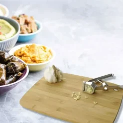 Köksutensil - Fackelmann - 3-i-1 vitlökspress - Aluminium - Kärnfria - Nötknäckare