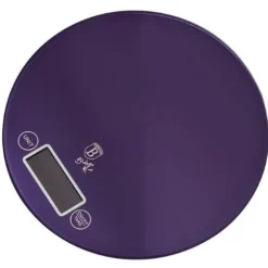 Köksvåg - BERLINGHAUS - BH-9434 - Rund - 5 kg - Lila