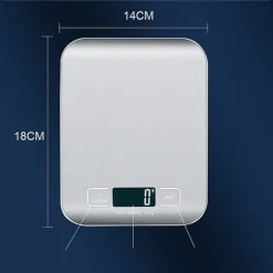 Köksvåg Elektronisk Våg Uppladdningsbar ABS 5kg/1g