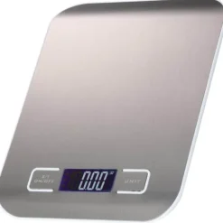 Köksvåg, Pocket Scale, Brevvåg Rostfritt Stål 1g-5kg Vit