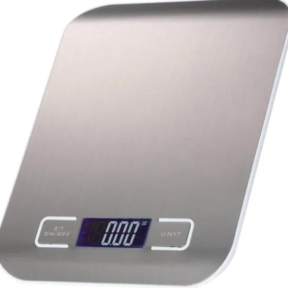 Köksvåg, Pocket Scale, Brevvåg Rostfritt Stål 1g-5kg Vit