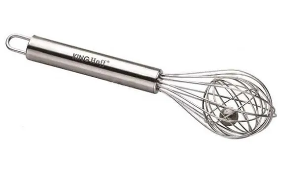 KÖKSWHISKER I STÅL MED KULA KINGHOFF KH-3178