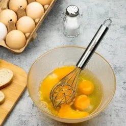 KÖKSWHISKER I STÅL MED KULA KINGHOFF KH-3178