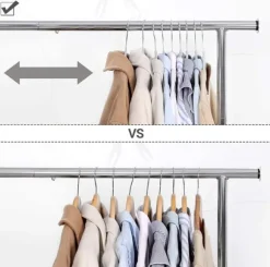 Klädgalgar 30-pack halkfria Galgar med Gummi anti-slip - Mörkgrå