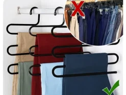 Klädhängare / Byxhängare / Galge - Plats för 5 par byxor