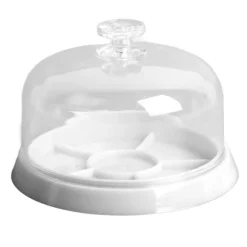 Klockrörsbricka Dammtät Tillbehörsförvaring Klockdelar Dammskydd för Familjeskola Vit