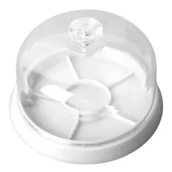 Klockrörsbricka Dammtät Tillbehörsförvaring Klockdelar Dammskydd för Familjeskola Vit