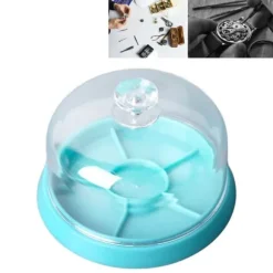 Klockrörsbricka Dammtät Tillbehörsförvaring Klockdelar Dammskydd för Familjeskola Grön