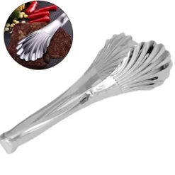 Koktång Multifunktionell Värmebeständig Shell Formad Rostfri Kökstång För Matlagning Grill Portioner 201 (23cm/9.1in)