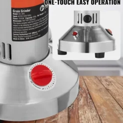 Kommersiell elektrisk kryddkvarn 300g, höghastighetskvarn för spannmål, effektiv och snabb, finmalet resultat, idealisk för matlagning