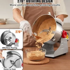 Kommersiell kryddkvarn 2500g, elektrisk höghastighetskvarn, professionell malning, snabb och effektiv malningsmaskin
