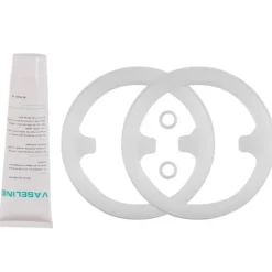 Kommersiell rostfri kalldrycksdispenser för fruktjuice och iste, 2 tankar, 6,4 gallon, med termostatkontroll.