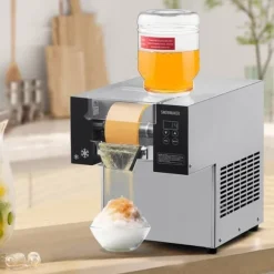 Kommersiell Snömaskin, 176LBS/24H Modell, Glassmaskin i Rostfritt Stål