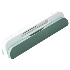 Kompakt manuell dumplingsmaskin med ergonomiskt handtag - platsbesparande design, grön