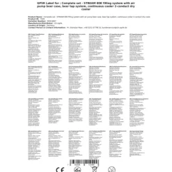 Komplett set - Öltapp STREAM 80K med luftpump, ölväska, genomströmningskylare, 2-linjers torrkylare, KEG 2:Type M, KEG:NC Adapter