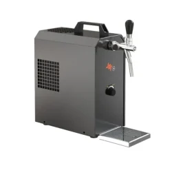 Komplett uppsättning - Öltapp JET 30 en linje torr kylare, 35 liter/h -Bierkoffer inkl. ölglas ISAR 0,3 liter 6 st., KEG:Type G