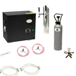 Komplett uppsättning för underdisk Öltapp AS40 2 slingor, med kylare, KEG:Type G, KEG 2:utan