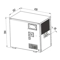Komplett uppsättning Öltapp AS40 2 slingor, med kylare, KEG:5 liters adapter, KEG 2:Type A