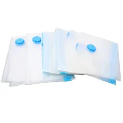 Kompressionsförvaringspåsar Vacuum Sealer Förvaringspåsar för Täcken Filtar Sängkläder