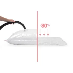 Kompressionspåsar - COMPACTOR - Paket om 5 - Storlekar M och L - Transparent - Vakuumförpackade