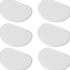 Konfektskrapa för deg HALVRUND 104x74mm - SET med 6 st. - ENDI 554142