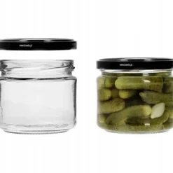 Konserveringsburkar med lock 6 st 330 ml