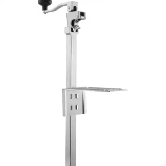 Konservöppnare, Kraftig manuell bordsmodell, 23,5x10x66 cm, Justerbar, Stål