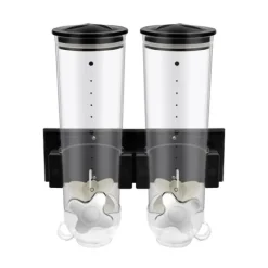 Korndispenser, Väggmonterad Design, Stor Kapacitet,svart