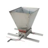 Kornmaltkvarn, hög kapacitetstratt, justerbara valsar,Silver