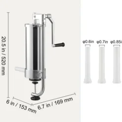 Korvstoppare, 3L 520x15,3x16,9 cm, Rostfritt stål