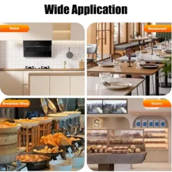 Korvstoppare, manuell modell, 6 korvhorn (rostfritt stål & plast), låg ljudnivå för hemlagad korv